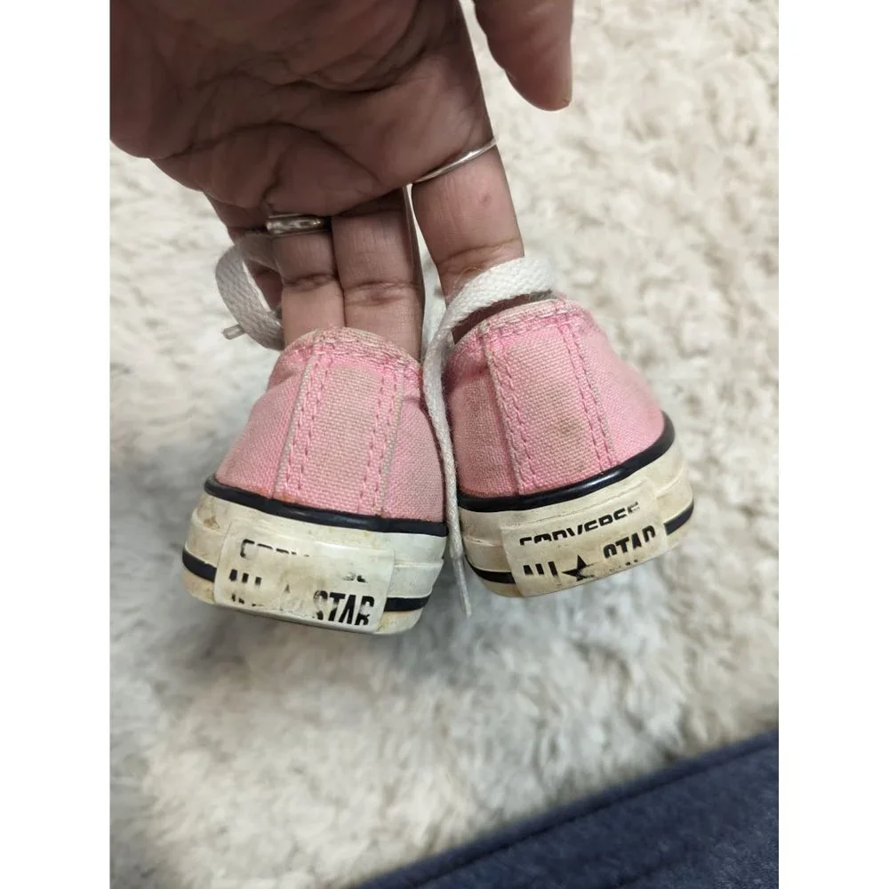 Converse All Star Pink Kids Sneakers Size 11